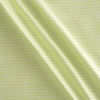Mikado jacquard vichy verde