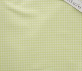 Green mikado jacquard vichy