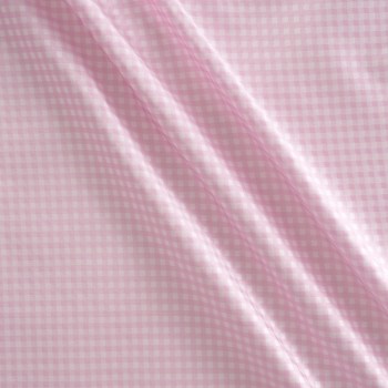 Mikado jacquard vichy rosa