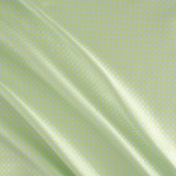 Mikado jacquard vichy verde azul