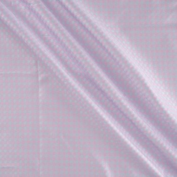 Mikado jacquard vichy rosa azul