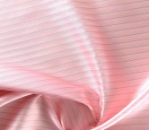 Pink striped jacquard mikado