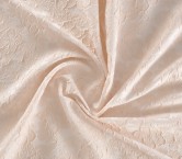 Pink jacquard cloqué floral