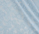 Pink jacquard cloqué floral