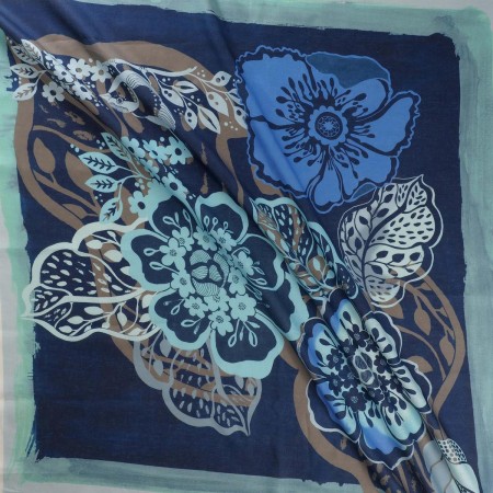 Blue dgn.g1119 base aloha panel 140cm