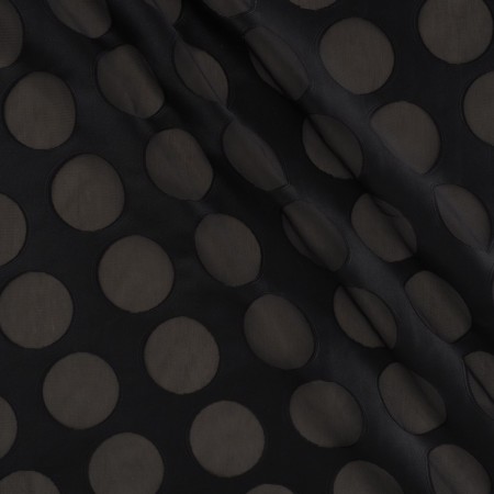 Black jacq. dots fil coupe