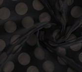 Black jacq. dots fil coupe