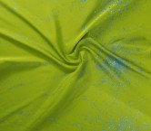 Jacquard lamé verde