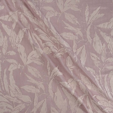 Pink rustic leaves jacquard