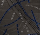 Green black fil coupe geometric