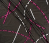 Green black fil coupe geometric