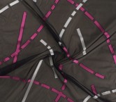 Pink black fil coupe geometric