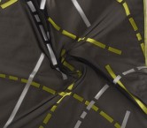 Green black fil coupe geometric