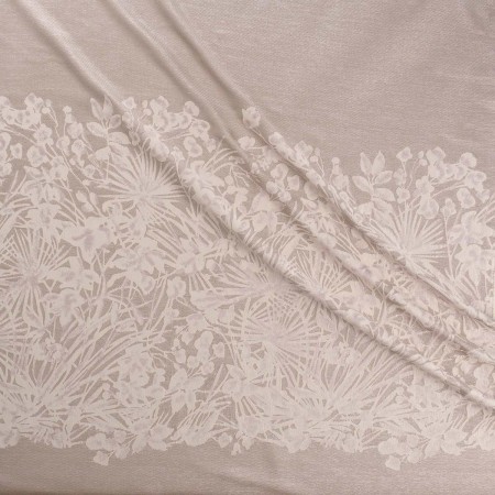 Pink jacquard pano floral