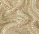 Piel de punto plisada ivory- oro