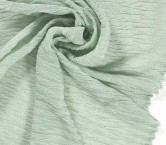 Ligth green lurex jersey pleated