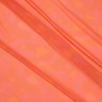 Coral multicolor chiffon foil