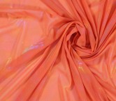 Coral multicolor chiffon foil