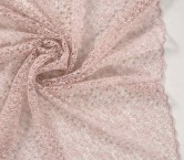 Guipur metÁlico nodos rosa claro