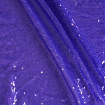 Blue translucid sequins 5mm