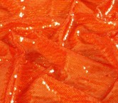 Orange translucid sequins 5mm