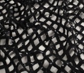 Black macro net sequins