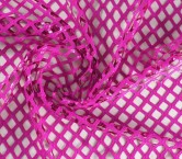 Fuchsia macro net sequins