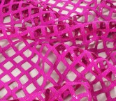 Fuchsia macro net sequins