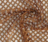 Copper macro net sequins