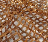 Copper macro net sequins