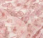 Bordado floral perfilado rosa 177-030