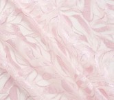 Foil leaf embroidery pink