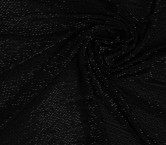 Cuentas de cristal en chifón negro