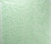 Lt green bordado hojas sin foil