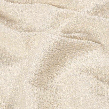 Jacquard geomÉtrico lamÉ marfil
