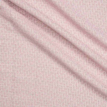 Pink geometric jacquard lamÉ