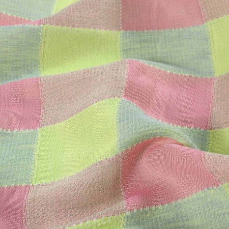 Lime pink multicolored rustic