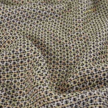 Tweed lamÉ beige