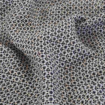 Tweed lamÉ azul claro