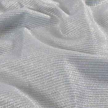 Tweed lamÉ azul
