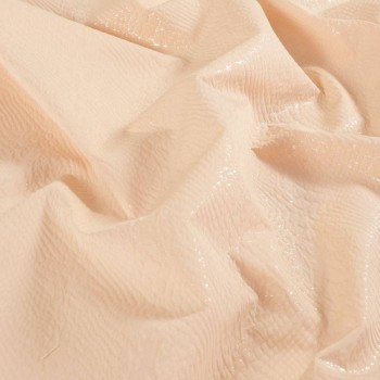 Jacquard algodÓn lame salmon