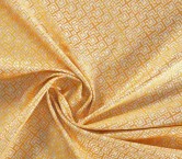 Jacquard geomÉtrico lamÉ naranja