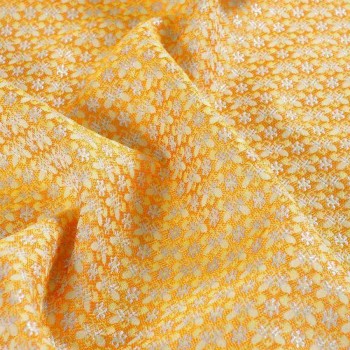 Jacquard lamÉ naranja