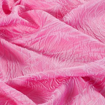 Jacq. geomÉtrico con relieve rosa