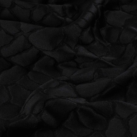 Jacquard relieve negro