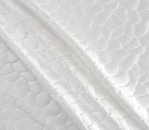 Jacquard relieve blanco