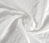 Jacquard relieve blanco