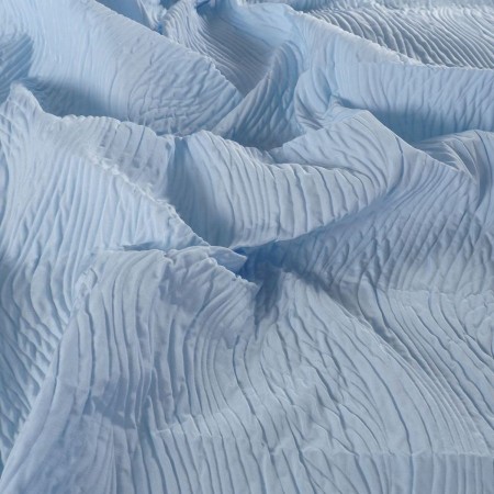 Jacquard cloqué azul