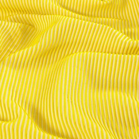 Yellow jacquard with stripes
