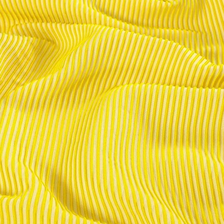Yellow jacquard with stripes